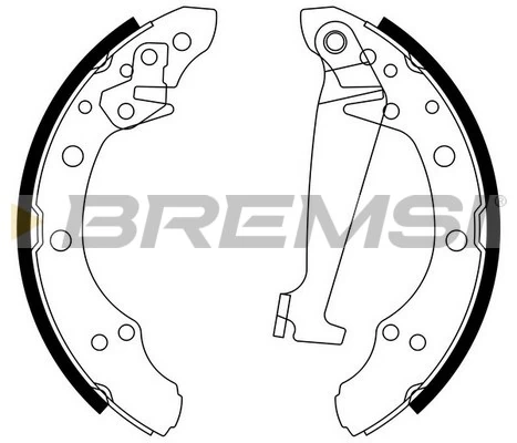 BREMSI fékpofakészlet - GF0556 - TothCarparts