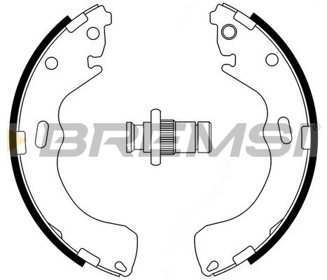 BREMSI fékpofakészlet - GF0794 - TothCarparts