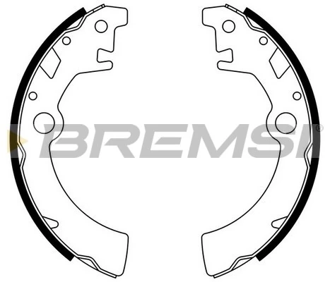 BREMSI fékpofakészlet - GF0917 - TothCarparts