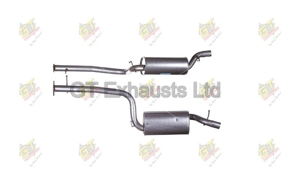 GT Exhausts középső hangtompító - GFE927 - TothCarparts