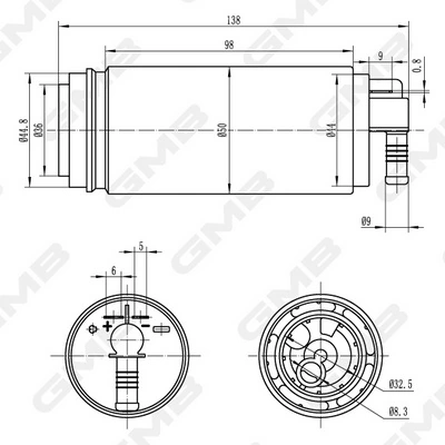 GMB üzemanyag-ellátó egység - GFPS-044A - TothCarparts