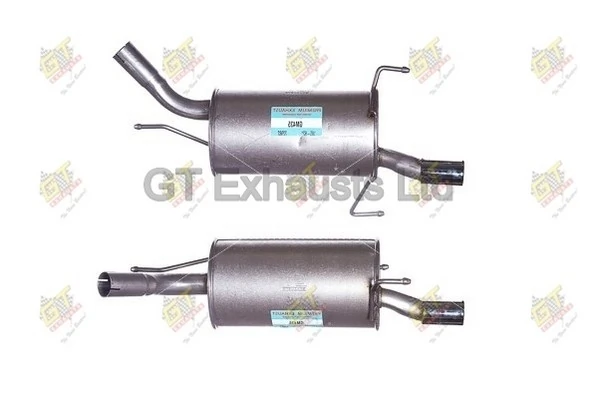 GT Exhausts hátsó hangtompító - GGM435 - TothCarparts