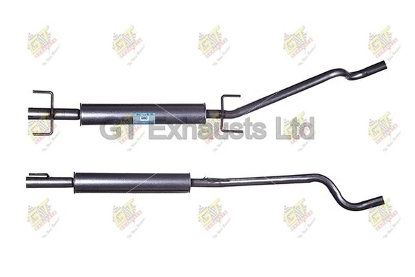 GT Exhausts középső hangtompító - GGM496 - TothCarparts