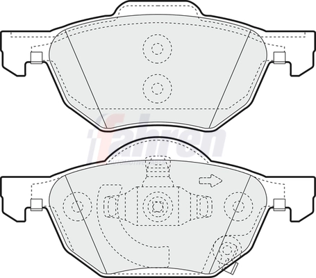 Fahren fékbetétkészlet, tárcsafék - FBP3333 - TothCarparts