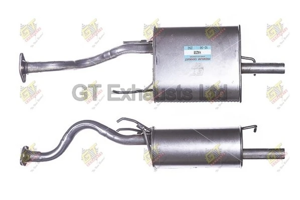 GT Exhausts hátsó hangtompító - GHA238 - TothCarparts