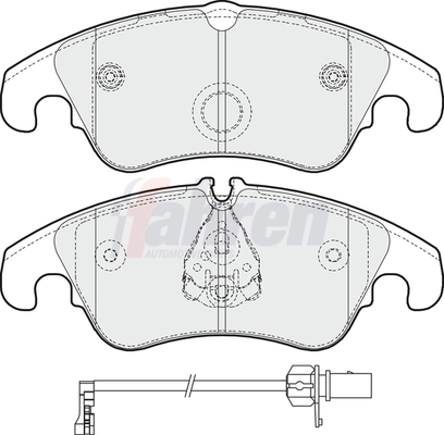 Fahren fékbetétkészlet, tárcsafék - FBP3362 - TothCarparts