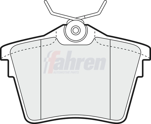 Fahren fékbetétkészlet, tárcsafék - FBP3122 - TothCarparts