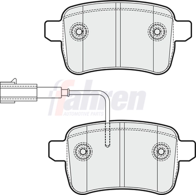 Fahren fékbetétkészlet, tárcsafék - FBP3711 - TothCarparts