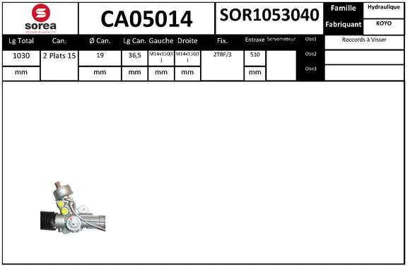 SERA kormánygép - CA05014 - TothCarparts