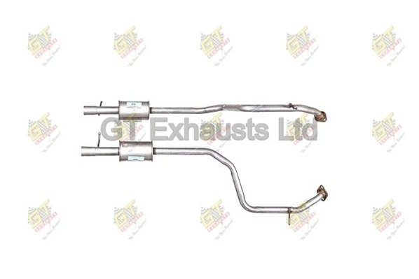 GT Exhausts középső hangtompító - GMA405 - TothCarparts