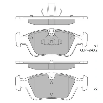 HAGEN fékbetétkészlet, tárcsafék - GP1388 - TothCarparts