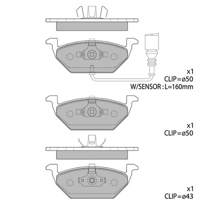 HAGEN fékbetétkészlet, tárcsafék - GP2025 - TothCarparts
