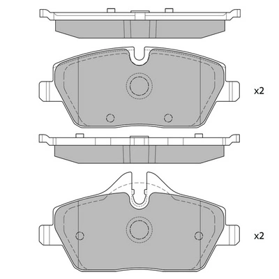 HAGEN fékbetétkészlet, tárcsafék - GP2245 - TothCarparts