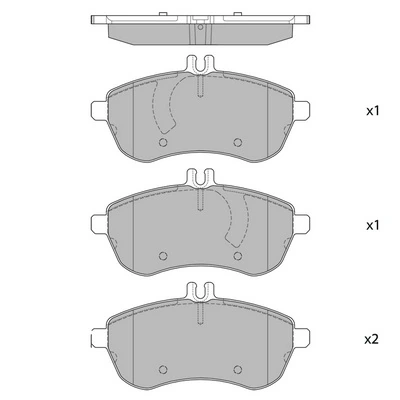HAGEN fékbetétkészlet, tárcsafék - GP2284 - TothCarparts