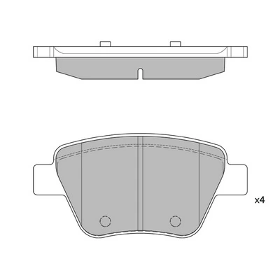 HAGEN fékbetétkészlet, tárcsafék - GP2314 - TothCarparts