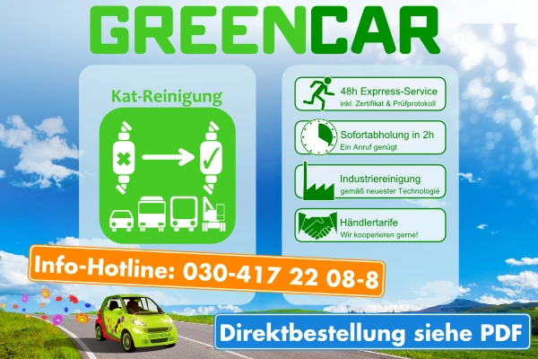 GREENCAR Automotive Katalizátor tisztítás - GR02-015562 - TothCarparts