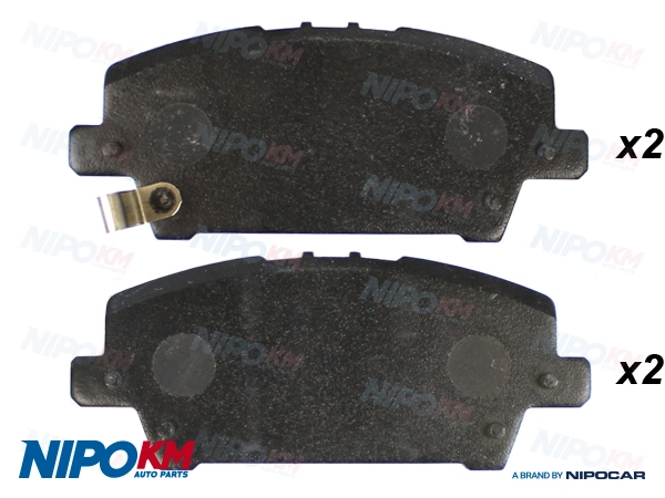 NipoKM fékbetétkészlet, tárcsafék - CLT.HD8472S - TothCarparts