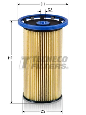 TECNECO FILTERS Üzemanyagszűrő - GS08008E - TothCarparts