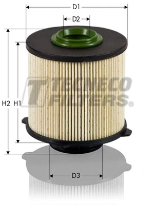 TECNECO FILTERS Üzemanyagszűrő - GS09001E - TothCarparts