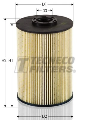 TECNECO FILTERS Üzemanyagszűrő - GS0927E - TothCarparts