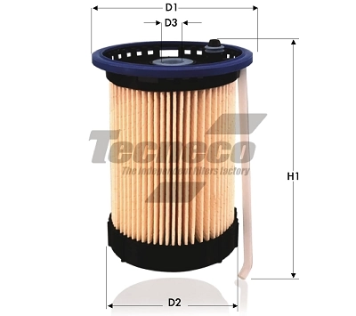 TECNECO FILTERS Üzemanyagszűrő - GS2087E - TothCarparts