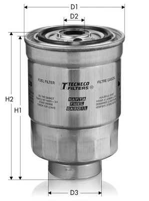 TECNECO FILTERS Üzemanyagszűrő - GS8028 - TothCarparts