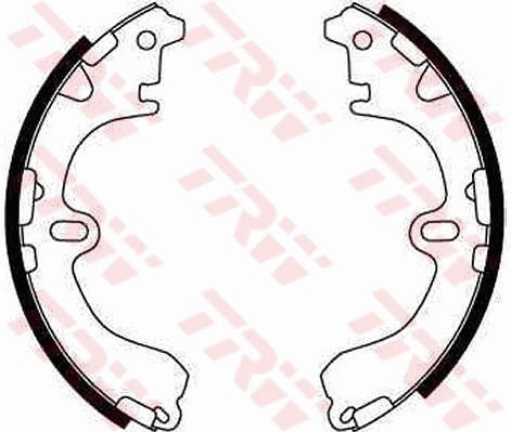 TRW fékpofakészlet - GS8291 - TothCarparts