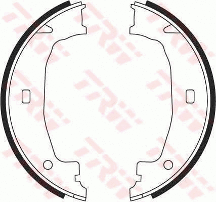 TRW fékpofakészlet, rögzítőfék - GS8432 - TothCarparts