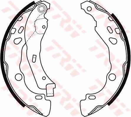 TRW fékpofakészlet - GS8455 - TothCarparts