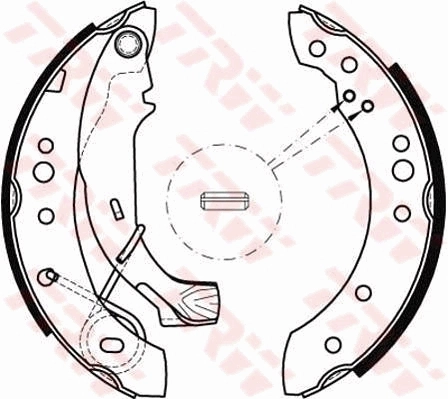 TRW fékpofakészlet - GS8467 - TothCarparts