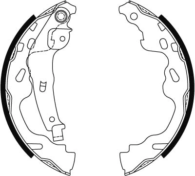 TRW fékpofakészlet - GS8480 - TothCarparts