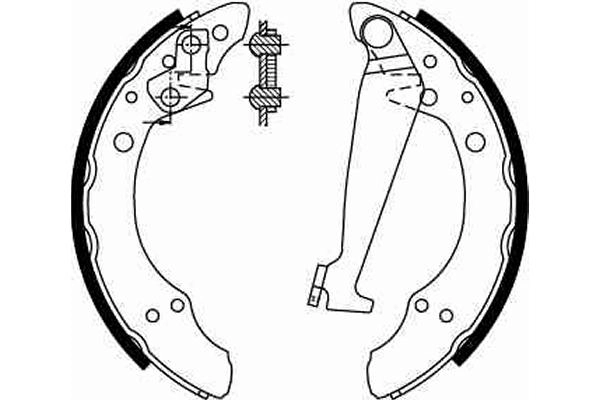 TRW fékpofakészlet - GS8526 - TothCarparts