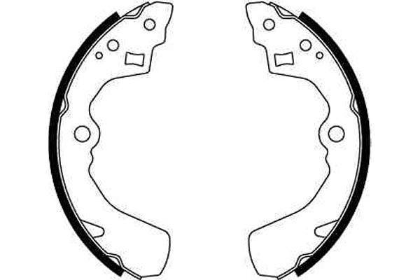 TRW fékpofakészlet - GS8549 - TothCarparts
