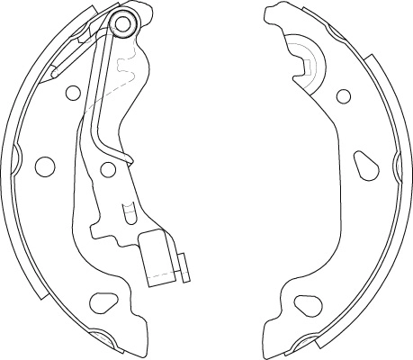 TRW fékpofakészlet - GS8687 - TothCarparts