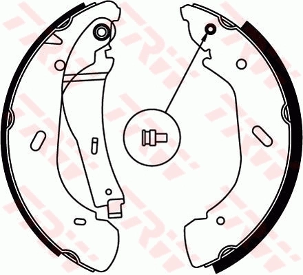 TRW fékpofakészlet - GS8690 - TothCarparts