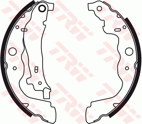 TRW fékpofakészlet - GS8780 - TothCarparts