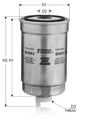 TECNECO FILTERS Üzemanyagszűrő - GS8845 - TothCarparts