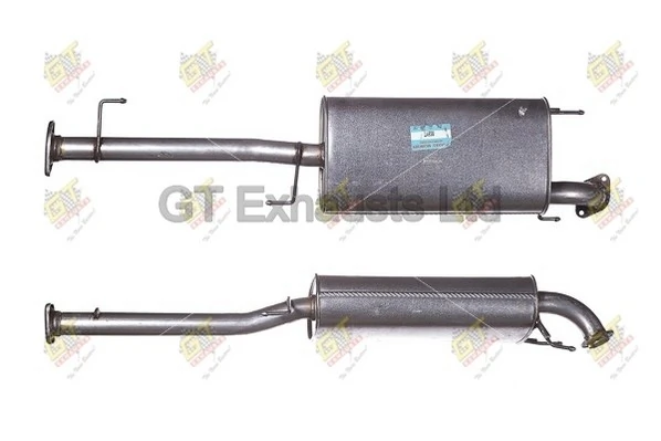 GT Exhausts középső hangtompító - GTY630 - TothCarparts