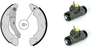 BREMBO fékpofakészlet - H 24 068 - TothCarparts