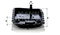 MANN-FILTER hidraulikus szűrő, automatikus váltó - H 50 001 - TothCarparts