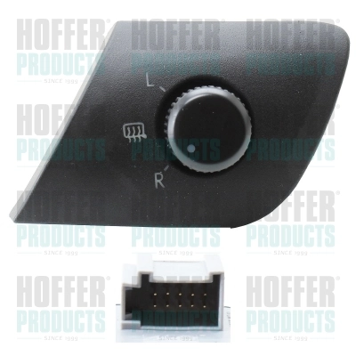 HOFFER kapcsoló, külső tükör állítás - H206154 - TothCarparts