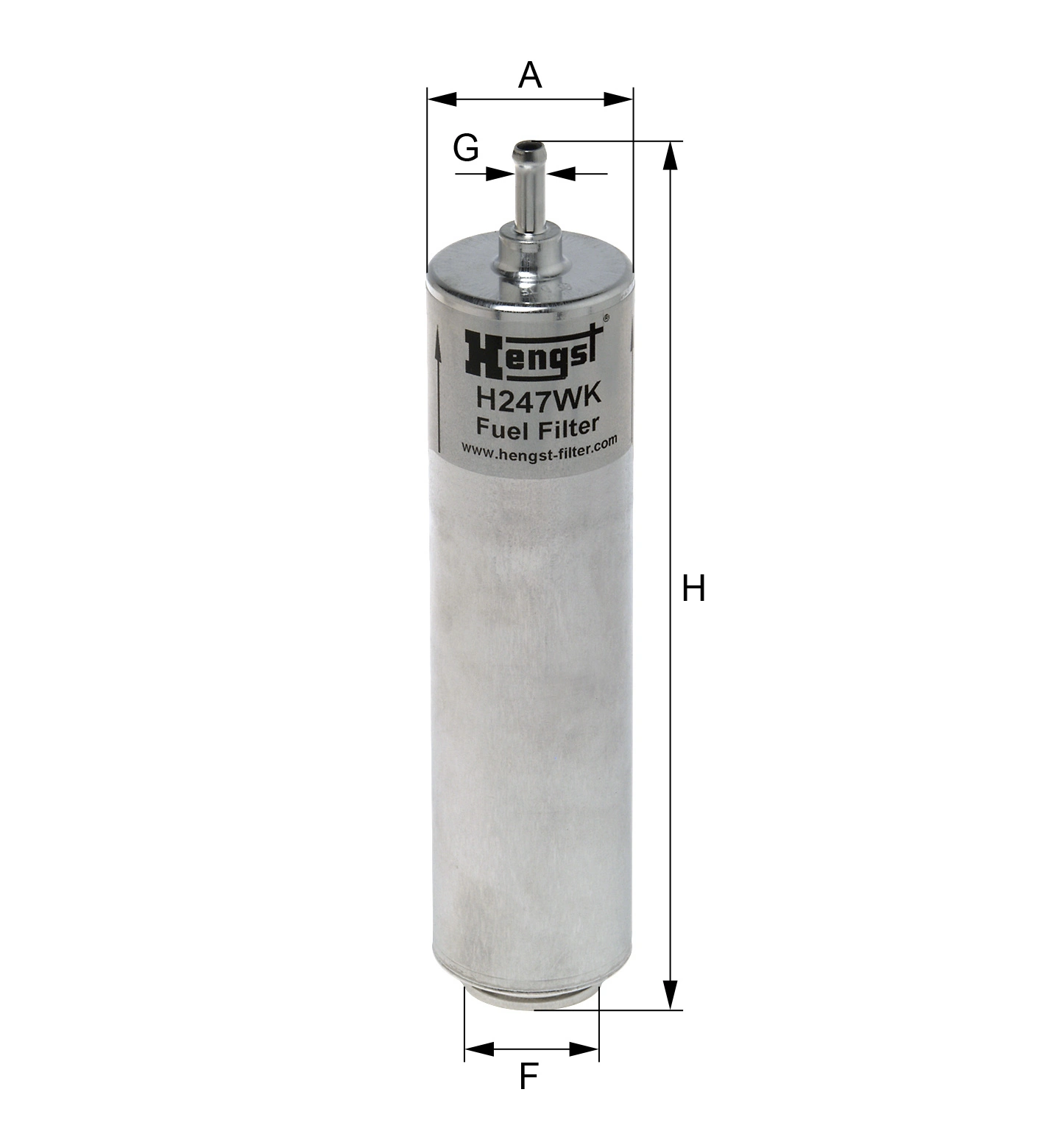 HENGST FILTER Üzemanyagszűrő - H247WK - TothCarparts