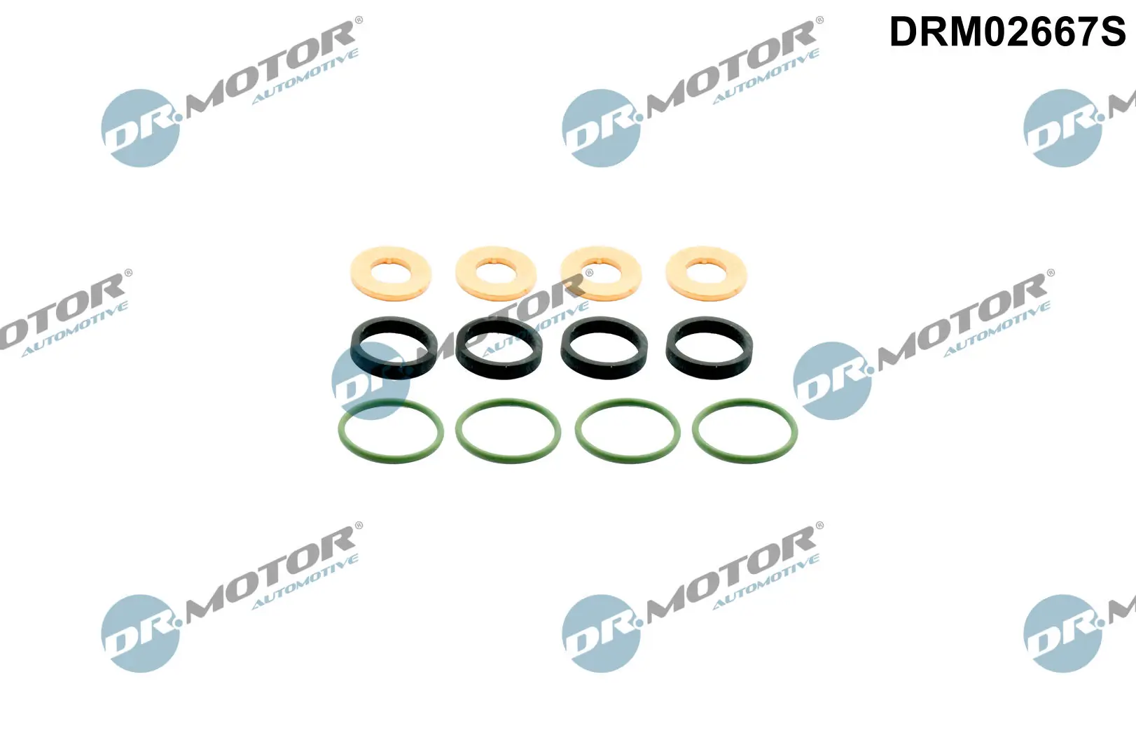 Dr.Motor Automotive Tömítéskészlet, befecskendező fúvóka - DRM02667S - TothCarparts