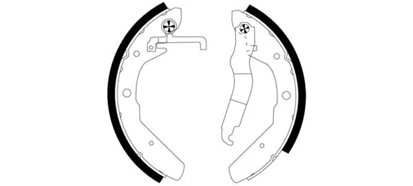 PAGID fékpofakészlet - H8195 - TothCarparts