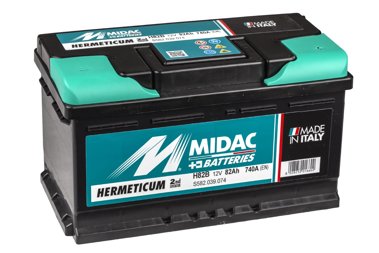 MIDAC S.p.A. Indító akkumulátor - H82B - TothCarparts