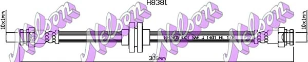 KAWE fékcső - H8381 - TothCarparts