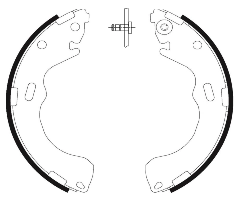 PAGID fékpofakészlet - H9365 - TothCarparts