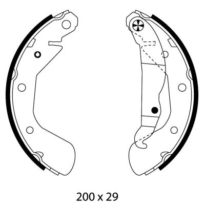 PAGID fékpofakészlet - H9480 - TothCarparts