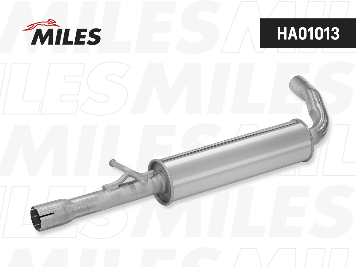 MILES középső hangtompító - HA01013 - TothCarparts