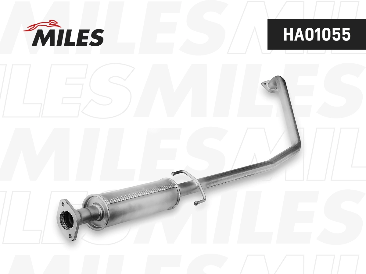 MILES középső hangtompító - HA01055 - TothCarparts